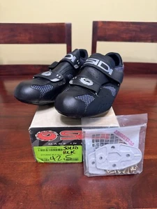 SIDI CYCLING SHOES SIZE 42.5- ITEM# 02DYBK425 DYNAMIC BLACK - Picture 1 of 7