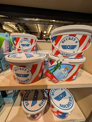 NEW💥 WDW 1x-Disney Parks Toy Story Bucket O'Soldiers 75-Toy Soldiers Bucket  - Image 1 of 4