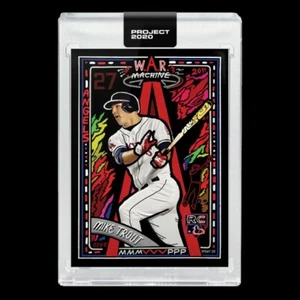 Tarjeta Topps PROJECT 2020 227 - 2011 Mike Trout de Efdot (con caja) EN MANO - Imagen 1 de 3
