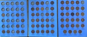 Lincoln Wheat Cents 1912 -1940 Starter Set 59 Different Dates Mints US Type Coin - Picture 1 of 10