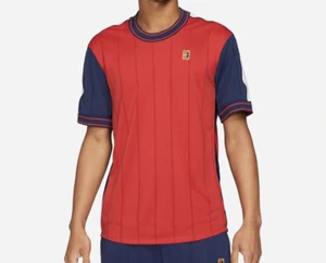 Nike Slam Tenis Hombre Sport Camiseta Rojo Azul Todas Tallas Nuevo con Etiqueta - Imagen 1 de 4