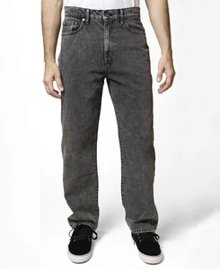 Lazer Men's Gray Loose-Fit Titus Rigid Jeans - Sz 36Wx30L - NWT - Picture 1 of 7