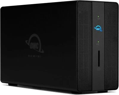 16TB OWC Gemini Thunderbolt (USB-C) Dock and Dual-Drive HDD RAID Storage - Image 1 of 4