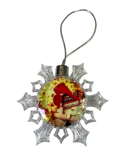 Personalisierte Weihnachtsdeko Schneeflocke (Druck beliebiges Bild oder Text) - Bild 1 von 1