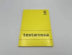 FERRARI TESTAROSSA OWNERS MANUAL SWISS AUSTRIA SWEDEN 1988 | POUCH BOOK #519/88 - Picture 1 of 7