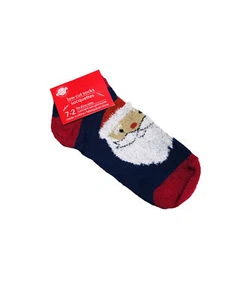 Christmas House - Santa Claus Socks - Kid's Size 7-2 - Low Cut Socks - Picture 1 of 4