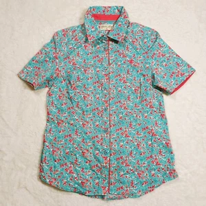 Thomas Cook Womens Button Floral Shirt Size 10 Short Sleeve - Picture 1 of 13
