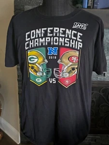 2019 NFC Conference Championship Packers vs. 49ers — Fanatics T-Shirt — Size XL - Picture 1 of 2