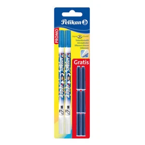 Pelikan 2 Super Sheriff 258M & 6 cartucce di inchiostro blu reale - Foto 1 di 1