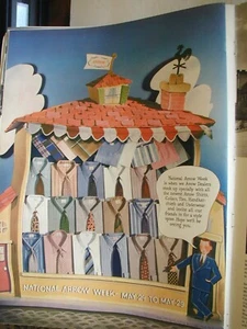 1937 ARROW MEN'S WEAR SHIRTS, TIE UNDERWEAR EPHEMERA 10.5X14 VINTAGE PRINT AD 46 - Picture 1 of 1
