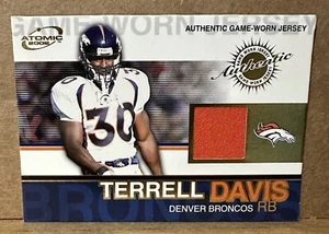 Camiseta Terrell Davis 2002 Pacific Atomic Game Usada Gold Master Proof 1/1? SP🔥 - Imagen 1 de 2