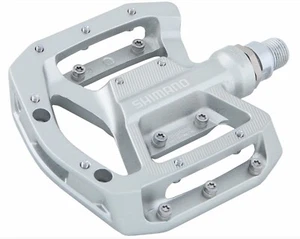 Par de pedales de plataforma Shimano PD-GR500 plateados - Imagen 1 de 1