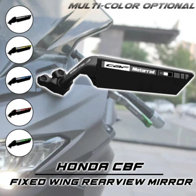 Espejo retrovisor lateral ala giratoria de viento grande para motocicleta para HONDA CBF 600 1000 Foto 1 de 4