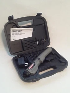Craftsman 3.6 V Cordless Single Speed/Reversible Screwdriver Britedriver w/Case - Picture 1 of 14