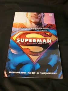 Superman The Unity Saga 1: Phantom Earth, Libro de bolsillo de Bendis, Brian M. NUEVO - Imagen 1 de 2