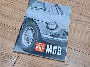 1968 Factory MG MGB Handbuch - ziemlich gut - Bild 1 von 5