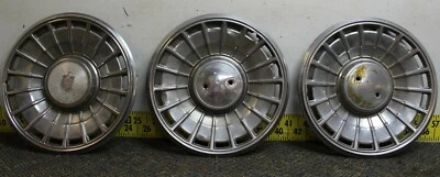 Juego de 3 tapacubos de 14" cubiertas de rueda OEM 00454923 14018263 1975-80 Monte Car (2052) Foto 1 de 4