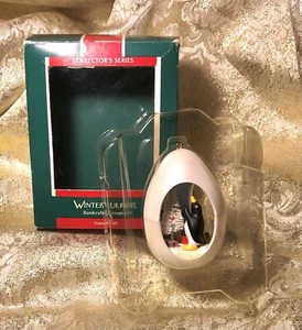 Hallmark Ornament ~ Winterüberraschung ~ Pinguine Weihnachten First in Serie 1989 - Bild 1 von 11