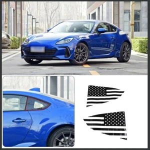 For Subaru BRZ 2022 Rear Triangle Window Decoration Sticker US Flag Sticker - Imagen 1 de 8