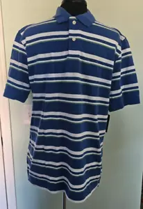 Camisa polo a rayas Faded Glory para hombre talla mediana - Imagen 1 de 9