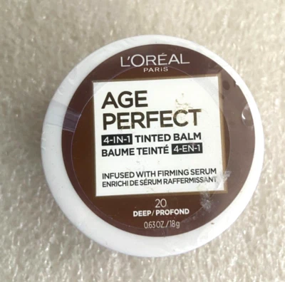 L'Oreal Paris AGE PERFECT 4-in-1 Tinted Balm 20 Deep Profond .63 oz - Image 1 of 2