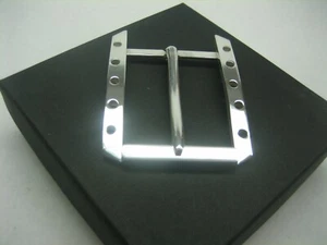 HEBILLA DE PLATA ESTERLINA 925 DISPONIBLE PARA CINTURONES DE 1"" 1-1/8"" 1-1/4"" 1-3/8"" 1-1/2 - Imagen 1 de 12