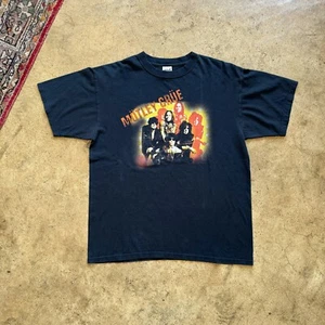 2005 Mötley Crüe USA Red, White & Crue Tour Graphic T-Shirt, Black, Size L - Picture 1 of 4
