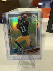Jayden Reed 2023 Panini Donruss Optic Silver Holo Prizm Clasificado Novato #239 RC - Imagen 1 de 2