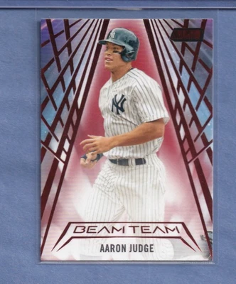 2018 Stadium Club Beam Team Red #BTAJ Aaron Judge SP $BV40 - Image 1 of 2