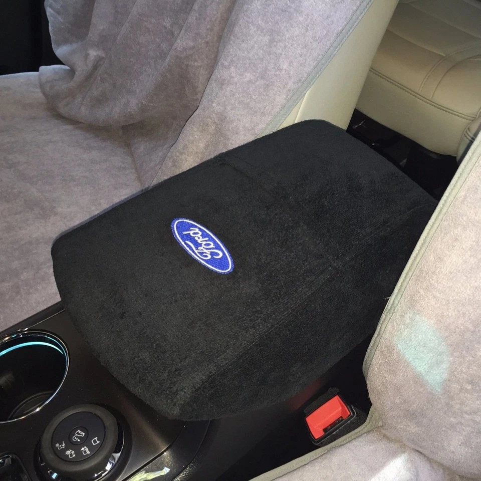 For Ford Edge 2015-2021 Seat Armour Black Cotton/Terry Velour Console Cover - Изображение 1 из 1