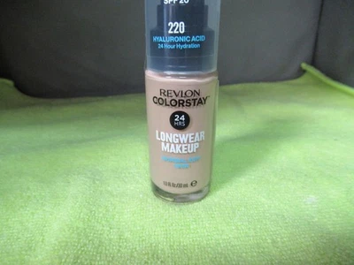 Revlon ColorStay LONGWEAR Foundation - 220 Natural Beige -NEW EXACT BOTTLE STYLE - Image 1 of 3