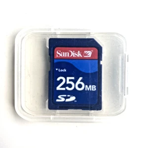 256 MB Compact Flash Picture Card  with Case -Sandisk- 1999 SDCFB China - Picture 1 of 4