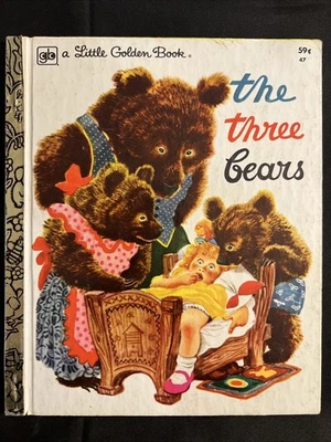 Vintage A Little Golden Book The Three Bears 1978 47 .59 #4273 Foto 1 de 4