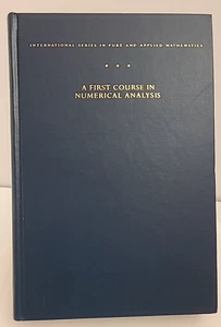 A First Course in Numerical Analysis By Anthony Ralston 1978 HC - Imagen 1 de 8