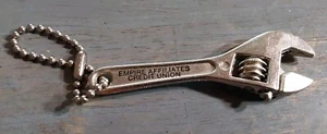 Halbmondschlüssel Schlüsselanhänger Vintage Werbung Empire Credit Union Mansfield Ohio - Bild 1 von 2