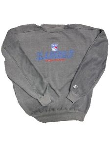 Vintage Logo Athletic New York Rangers 90s Crewneck Sweatshirt Rare Size Large
