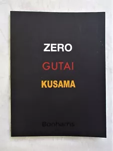 ZERO GUTAI KUSAMA Important ART MOVEMENTS Bonhams Exhibition Catalog LONDON 2015 - Picture 1 of 12
