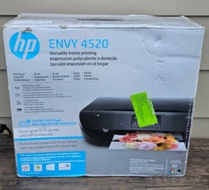 HP Envy 4520 Wireless All-In-One Inkjet Printer Print Copy DAMAGED PACKAGING C10 - Picture 1 of 13