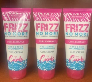 3XCreightons Frizz No More Smooth Locken Halt und Feuchtigkeit Aktivator Creme 100ml - Bild 1 von 2
