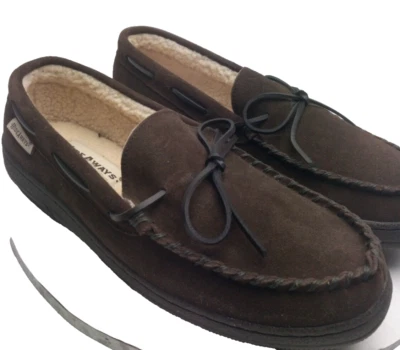 Zapatillas HideAways LB Evans Morgan Mocasines Para Hombre Talla 10 M Marrón Chocolate Foto 1 de 4