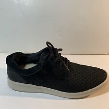 Ugg Men’s Shoes Casual Lace Up Comfort Size 10.5 Black -Suede/Fabric