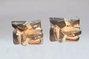 Polsini Lapponia argento 925 decorati organicamente Björn Weckström 1972 - Foto 1 di 9