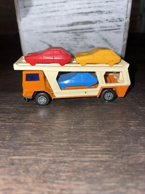 Lesney Matchbox Superfast 1976 No 11 Car Transporter Red Diecast USED NM Cond - Image 1 of 4