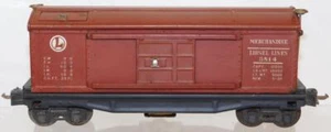 Clean Prewar Lionel 3814 Operating Merchandise Boxcar RUBBER STAMP versn w/CUBES - Picture 1 of 13