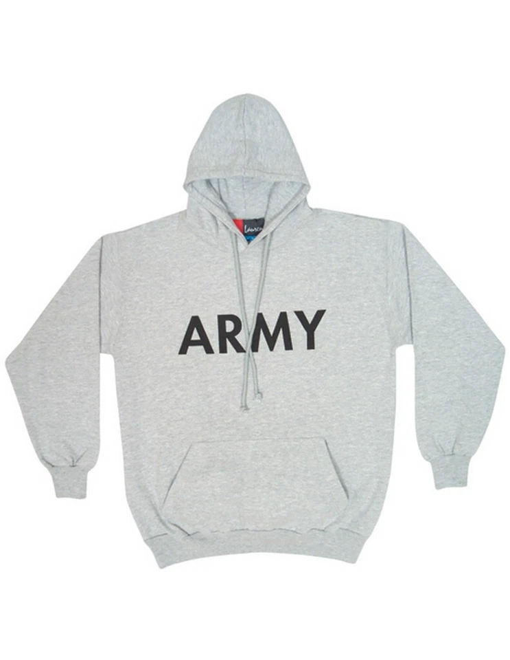 Fox Outdoor Sweatshirt Mens Army Screen Print Hooded Pull Over 64-841 - Image 1 of 1