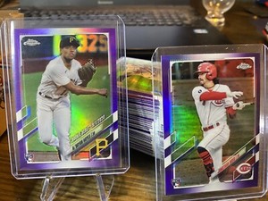 2021 Topps Chrome Update: Purple Refractor *FLAT SHIP* U Pick-Complete Your Set