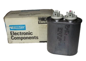 (NEW) MALLORY USA OPN570 A 5uF 370V 60Hz Capacitor Emhart-Mallory - Picture 1 of 5