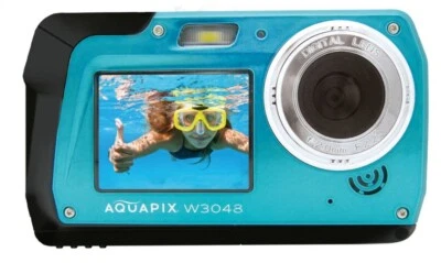 Easypix Aquapix W3048 Edge iceblue | Unterwasserkameras - Bild 1 von 4