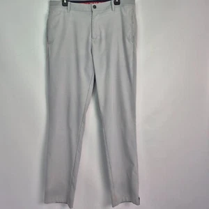 Puma Pants Mens 34x30 Light Grey Golf Pants - Picture 1 of 13