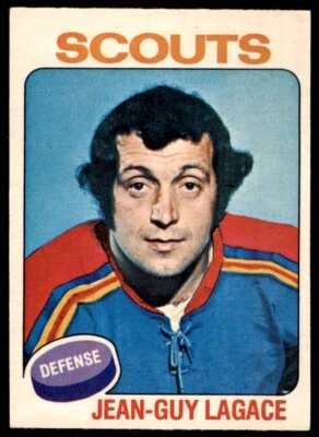 1975-76 O-Pee-Chee Jean-Guy Lagace NM-MT #141 - Image 1 of 2